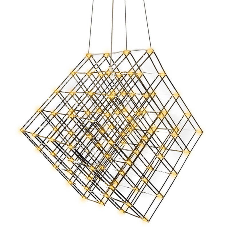 Люстра Moooi Tesseract Yellow lamp L Хром в Санкт-петербурге | Loft Concept 