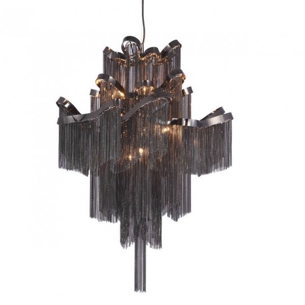 Люстра Ava Chain Atlantis Chandelier Black Черный в Санкт-петербурге | Loft Concept 