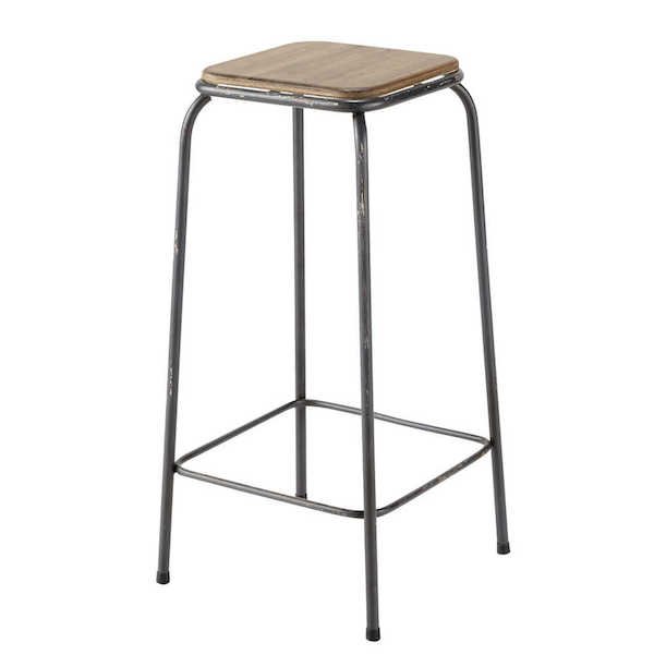 Барный стул Industrial Metal Rust Kraft Barstool Коричневый Сталь в Санкт-петербурге | Loft Concept 