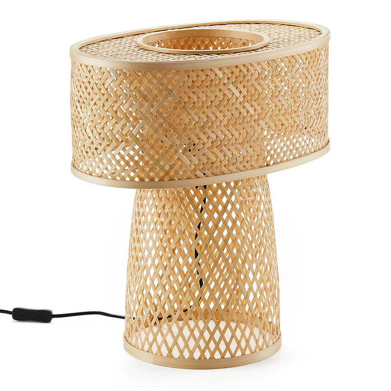 Настольная лампа Maren Wicker Table lamp Бежевый в Санкт-петербурге | Loft Concept 