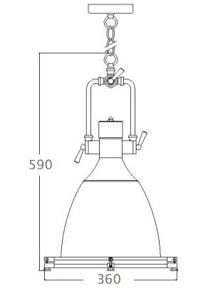 Светильник Copper Industrial Pendant Light Postapokalipsis в Санкт-петербурге