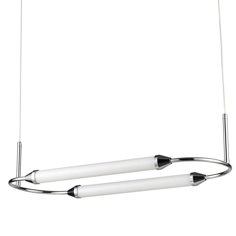 Подвесной светильник Giopato & Coombes CIRQUE Pendant Ellipse Horizontal Chrome Хром в Санкт-петербурге | Loft Concept 