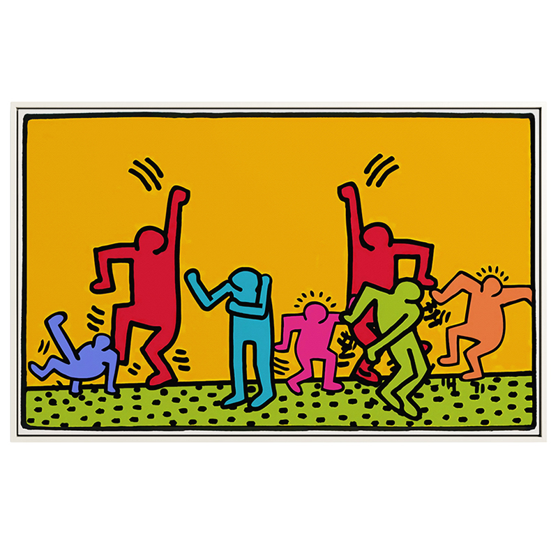 Постер Keith Haring 6 Мульти в Санкт-петербурге | Loft Concept 