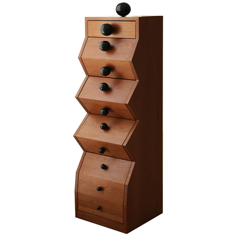 Комод Garton Wooden Forms Chest Of Drawers Коричневый Черный в Санкт-петербурге | Loft Concept 