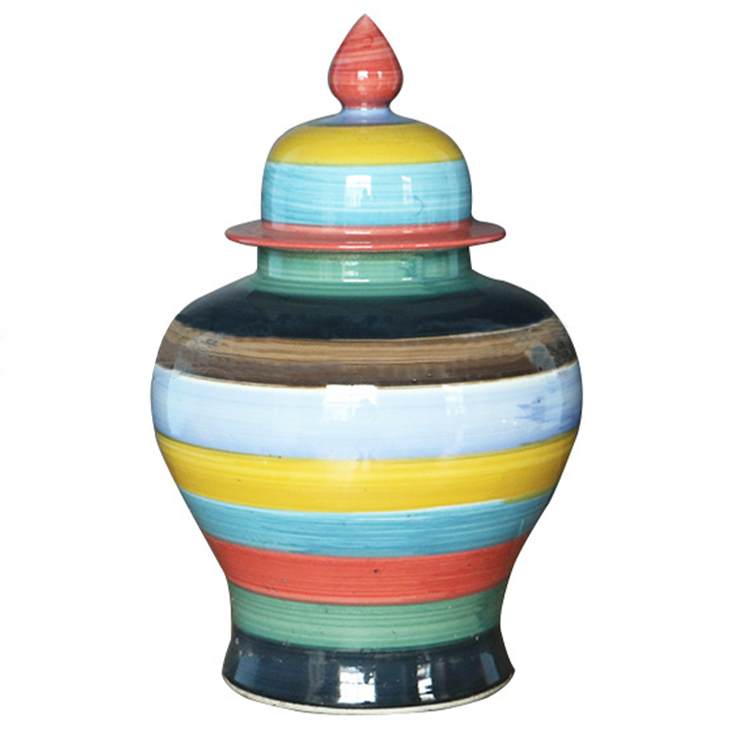 Ваза Colored Stripes Rainbow Vase Мульти в Санкт-петербурге | Loft Concept 