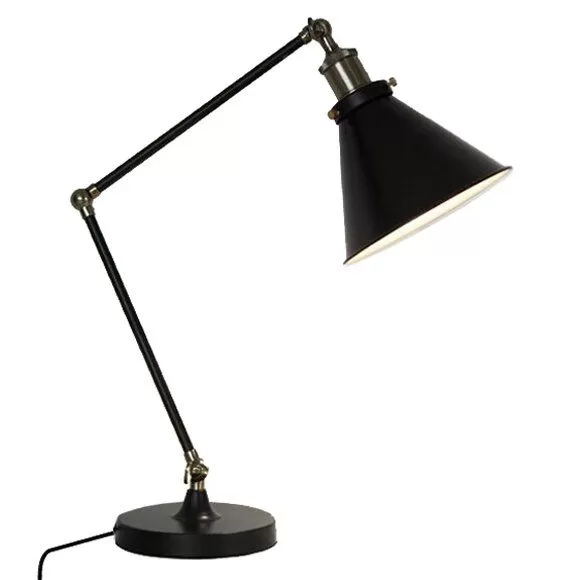 Настольная лампа Cone 20th c.Factory Filament Table Lamp Black Черный в Санкт-петербурге | Loft Concept 