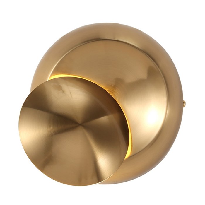 Бра Light Point Luna Wall Lamp Gold Латунь в Санкт-петербурге | Loft Concept 