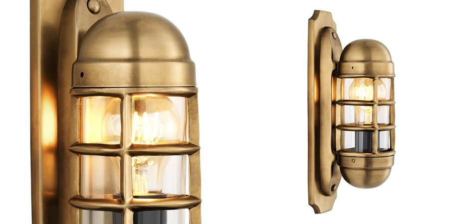 Бра Eichholtz Wall Lamp Le Caprice Brass - Loft-Concept в Санкт-петербурге