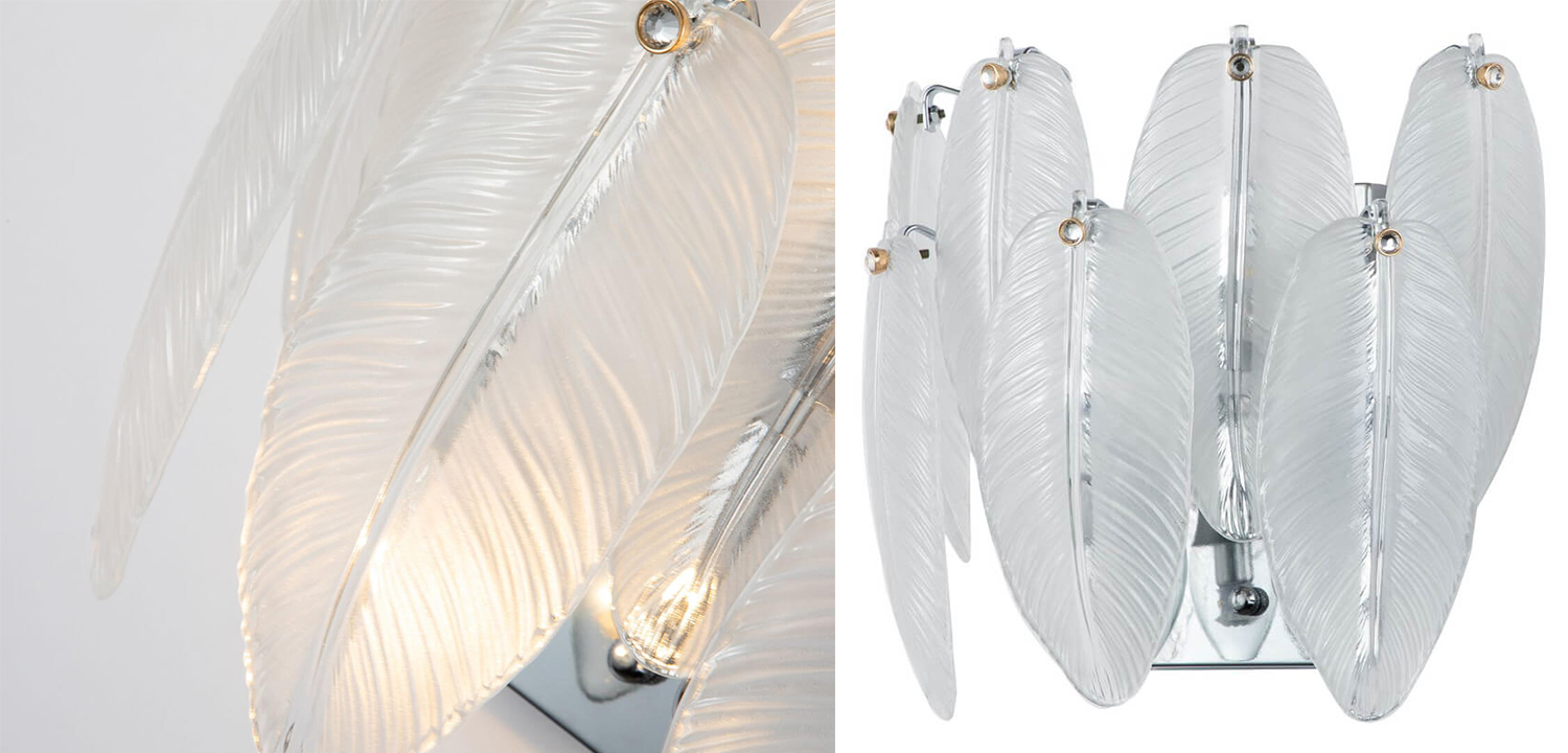 Бра Bud Petals Wall Lamp Chrome - фото