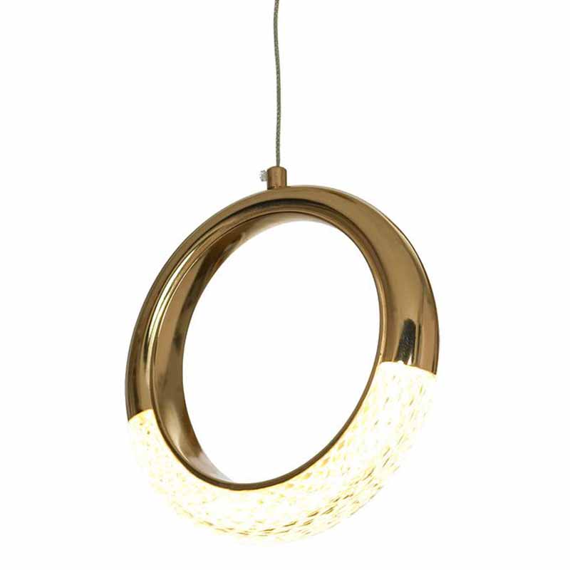 Подвесной светильник Jeziel Ring Hanging lamp Глянцевое золото в Санкт-петербурге | Loft Concept 