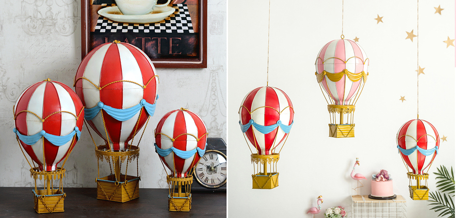 Аксессуар подвесной Металлический воздушный шар M - фото №1