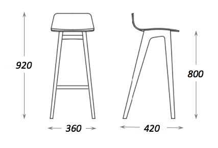 Барный стул Morph Bar Stool в Санкт-петербурге