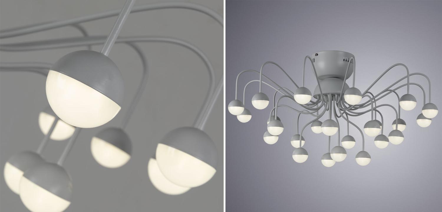 Потолочная люстра Vilelme Chandelier white - фото