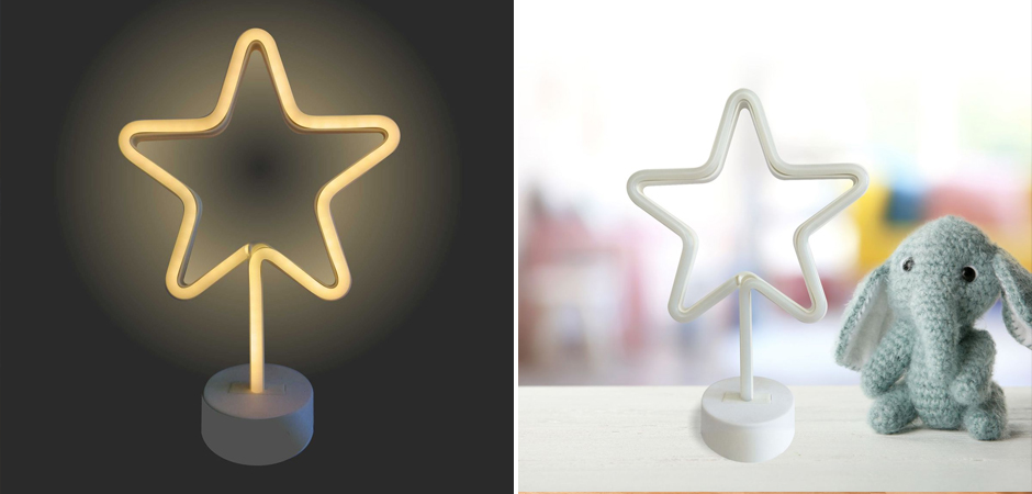 Неоновая настольная лампа Night Star - Loft-Concept в Санкт-петербурге