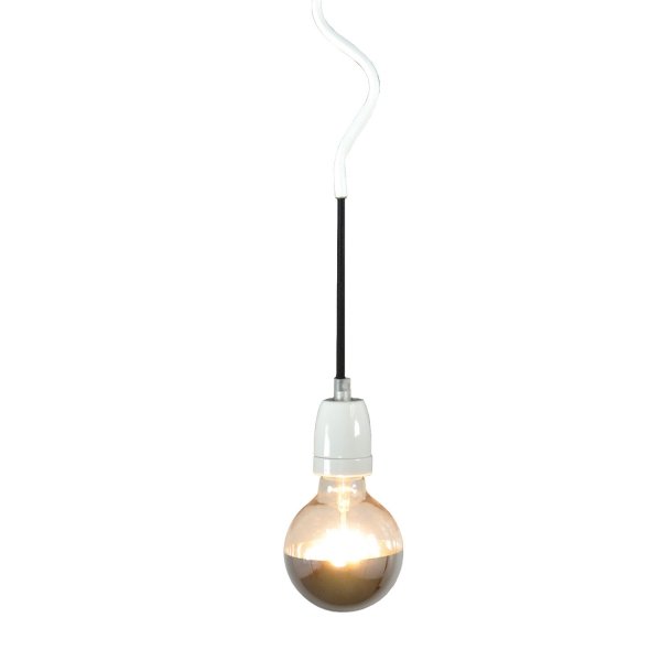 Подвесной светильник Spinner Bulb White Белый в Санкт-петербурге | Loft Concept 