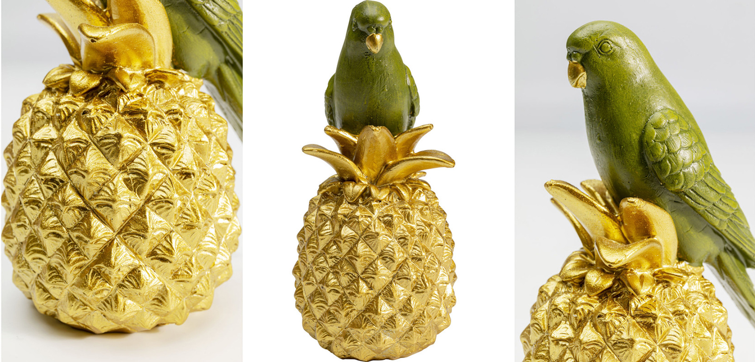 Статуэтка Green Parrot on a Pineapple - фото