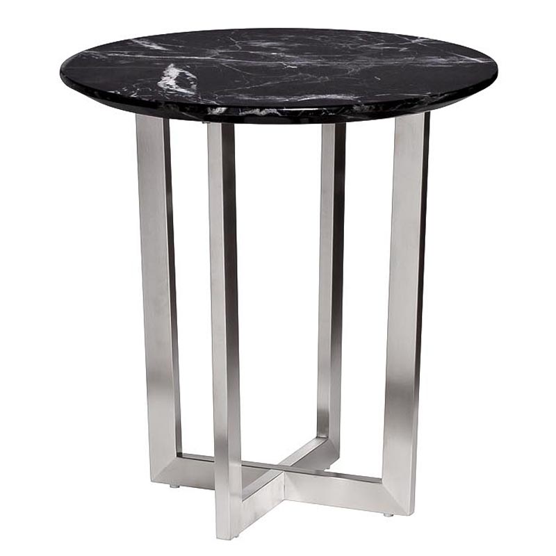 Приставной стол Adamson Side Table Серебряный в Санкт-петербурге | Loft Concept 