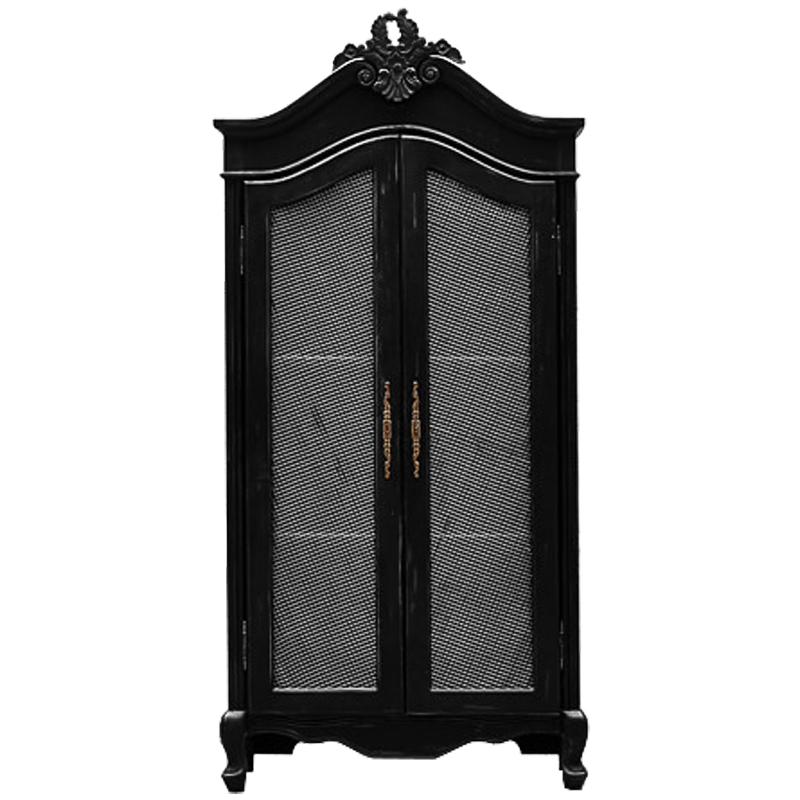 Шкаф Air Black Vintage Wardrobe Винтажный черный в Санкт-петербурге | Loft Concept 