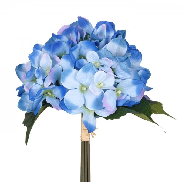 Декоративный искусственный цветок Blue Hydrangea Синий Зеленый в Санкт-петербурге | Loft Concept 