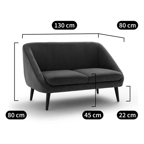 Двухместный диван с обивкой из велюра Belanger Sofa в Санкт-петербурге