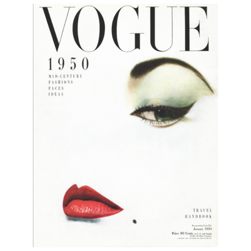 Постер Vogue Cover 1950 January  в Санкт-петербурге | Loft Concept 