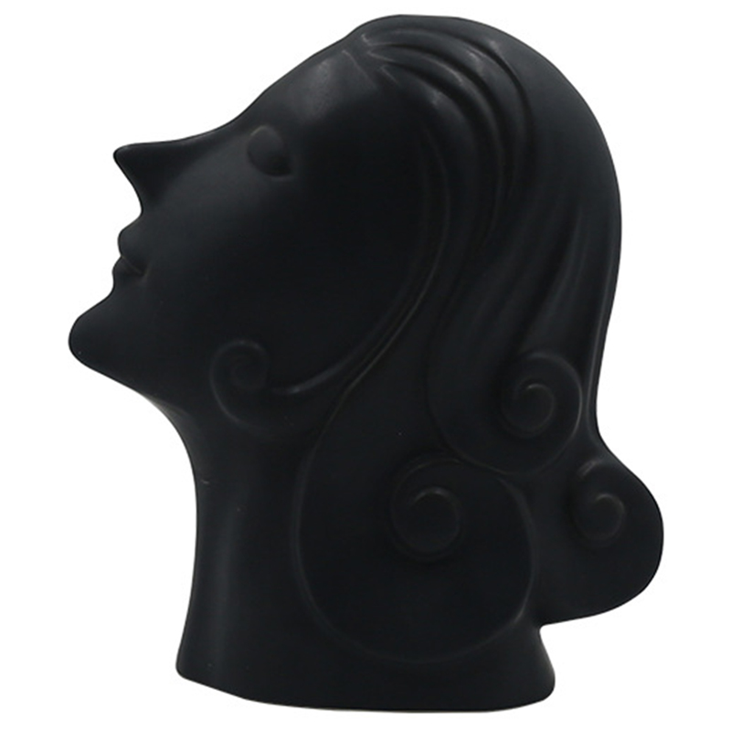 Статуэтка Side Profile Black Statuette Черный в Санкт-петербурге | Loft Concept 