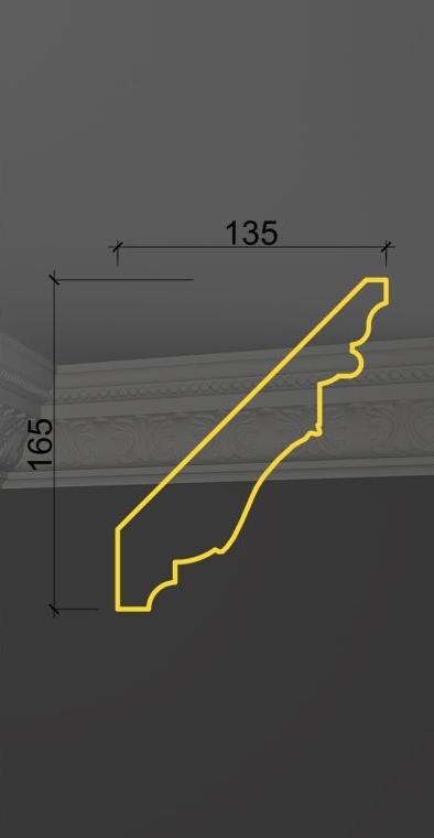 Карниз с орнаментом KO-09 в Санкт-петербурге