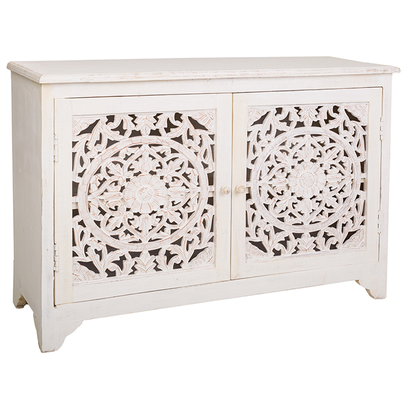 Комод с резным декорированным фасадом Imaad Lace Chest of Drawers Бежевый в Санкт-петербурге | Loft Concept 