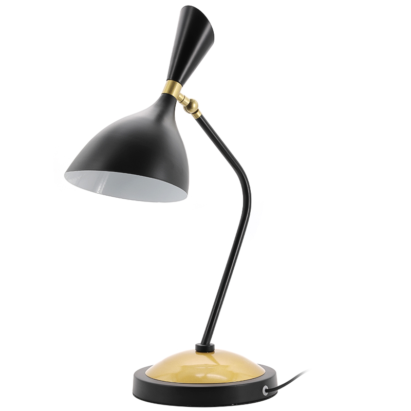 Настольная лампа Duke Table Lamp Черный Золотой в Санкт-петербурге | Loft Concept 