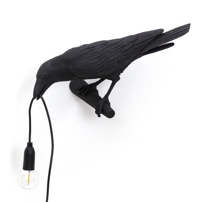 Бра Seletti Bird Lamp Black Looking Черный в Санкт-петербурге | Loft Concept 