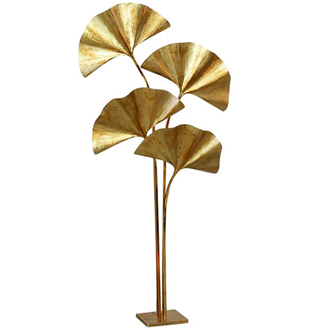 Торшеp золотые листья пальмы four palm leaves Floor Lamp Золотой в Санкт-петербурге | Loft Concept 