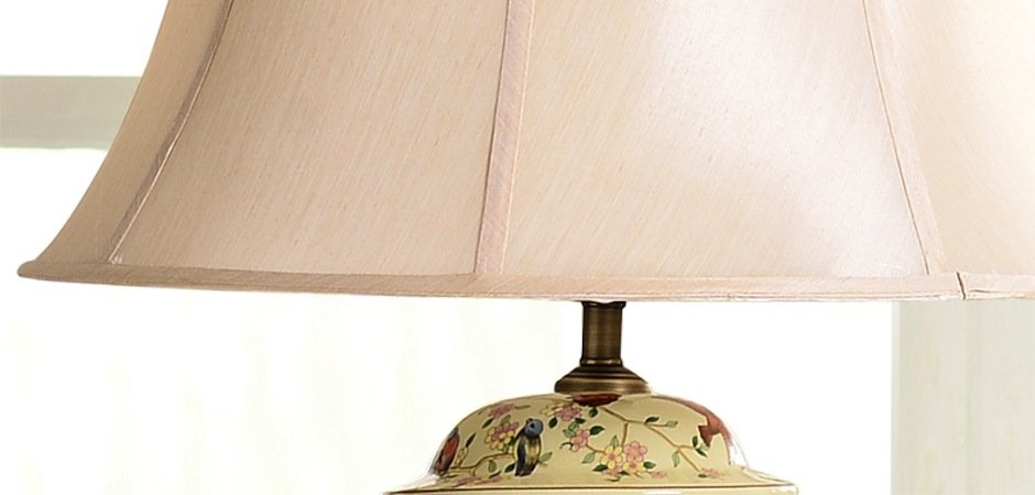 Настольная керамическая лампа с узором Luna - Loft-Concept в Санкт-петербурге