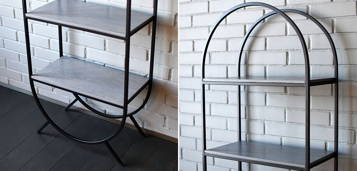 Стеллаж Hugo Industrial Metal Rust Rack - фото