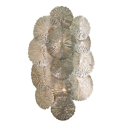 Бра Lily Pad Wall Sconce Nickel Серебряный в Санкт-петербурге | Loft Concept 