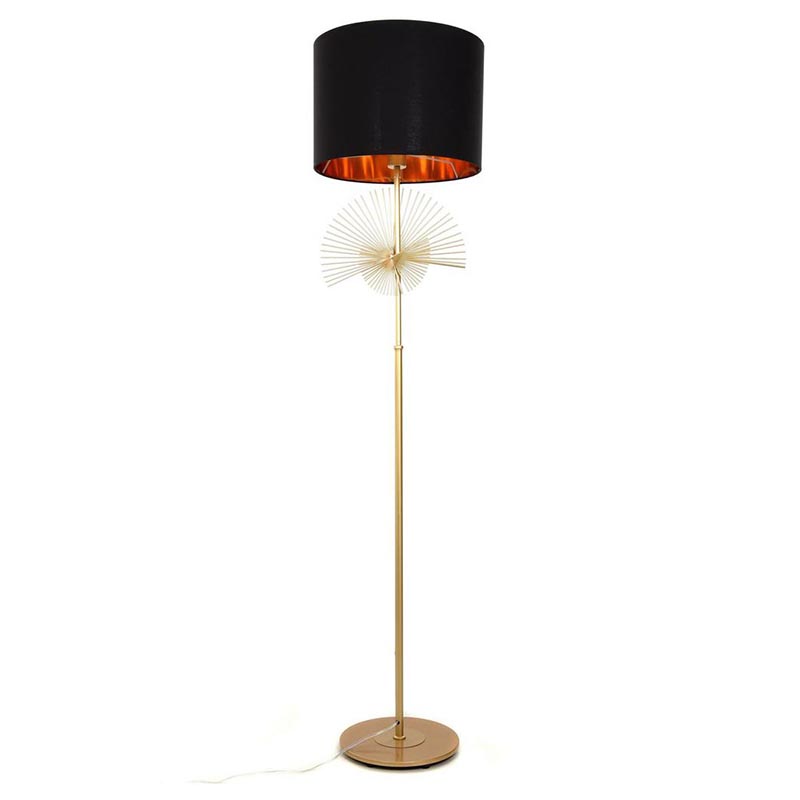 Торшер Genoveva Floor lamp black Черный Золотой в Санкт-петербурге | Loft Concept 