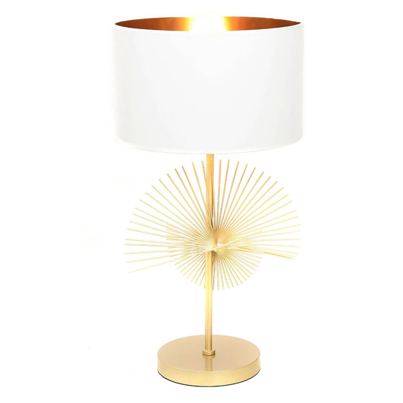 Настольная лампа Genoveva Table lamp white Белый Золотой в Санкт-петербурге | Loft Concept 