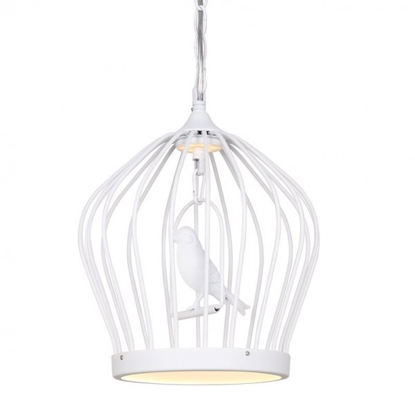 Люстра Birdcage Chandelier White Белый в Санкт-петербурге | Loft Concept 