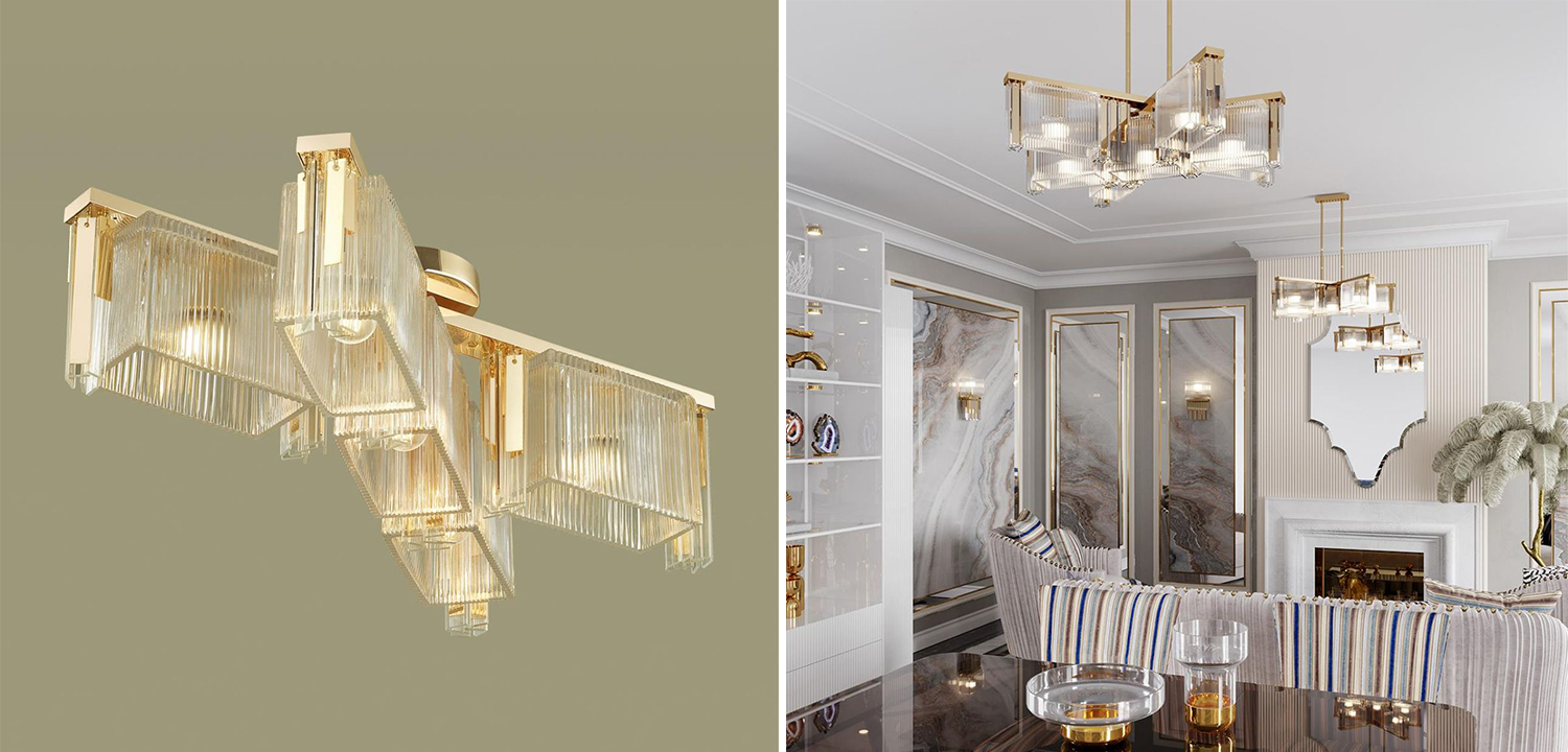 Люстра Madelen Gold Chandelier 5 - фото