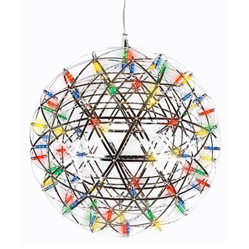 Люстра Moooi 3D Sphere Colored lamp M Хром Мульти в Санкт-петербурге | Loft Concept 