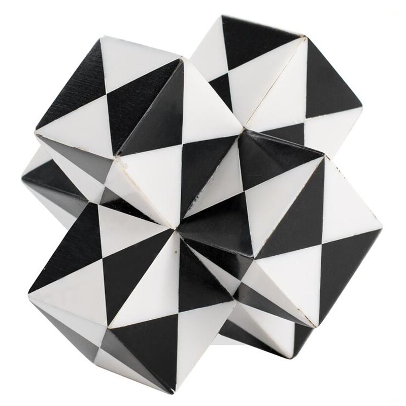 Статуэтка Geometric Figure black and white Черный Белый в Санкт-петербурге | Loft Concept 