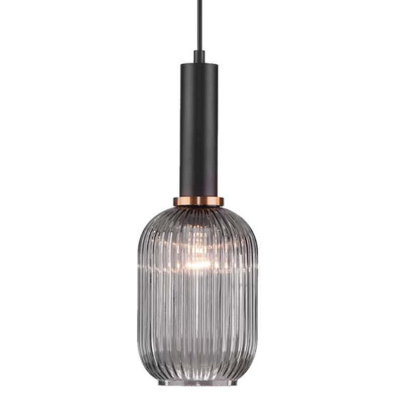 Светильник Ferm Living chinese lantern Gray III Серый (Gray) Черный в Санкт-петербурге | Loft Concept 