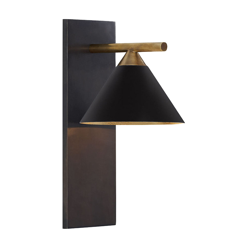 Бра CLEO SCONCE wall lamp Black Латунь Черный в Санкт-петербурге | Loft Concept 