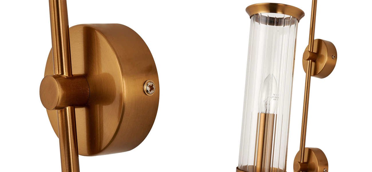 Бра цвета античной латуни Gadoty - фото