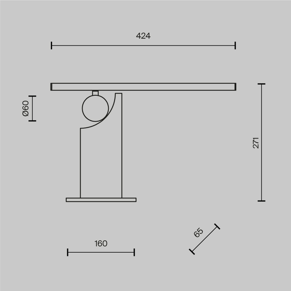 Настольный светильник Monumento 3000К 9Вт в Санкт-петербурге