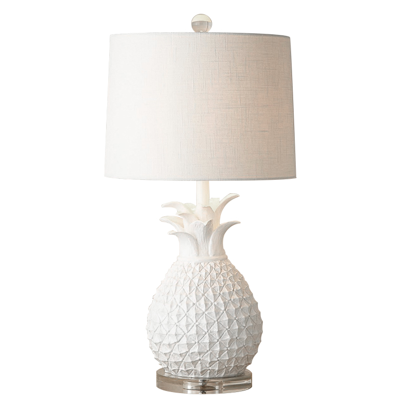 Настольная лампа White Pineapple Table lamp Белый в Санкт-петербурге | Loft Concept 