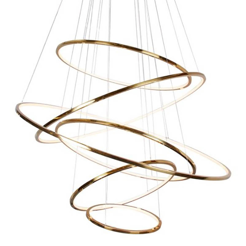   Ring Horizontal Quintet Gold 6   - | Loft Concept 