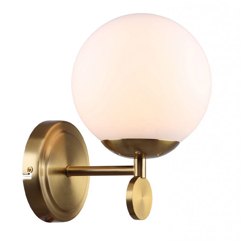 Бра Kyran Wall Lamp Bronze Бронза Белый в Санкт-петербурге | Loft Concept 