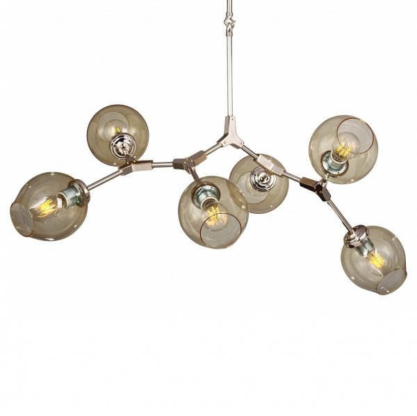 Люстра Branching Bubble Chandelier 6 Amber Янтарь (Amber) в Санкт-петербурге | Loft Concept 