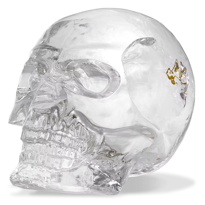 Статуэтка Philipp Plein Diamond Skull Прозрачный Золотой в Санкт-петербурге | Loft Concept 