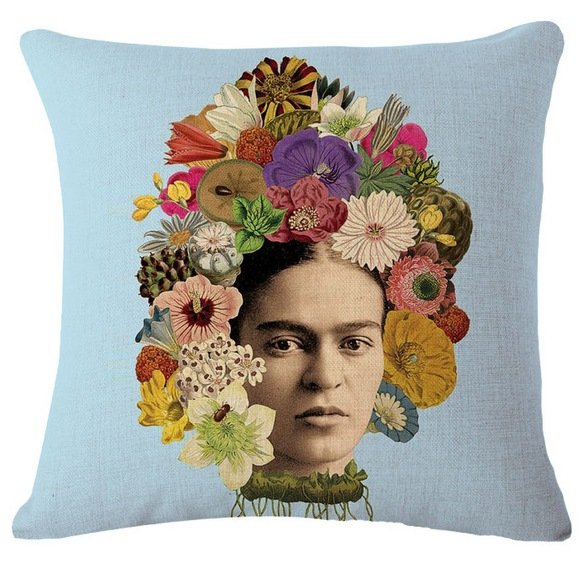 Декоративная подушка Frida Kahlo 3  в Санкт-петербурге | Loft Concept 